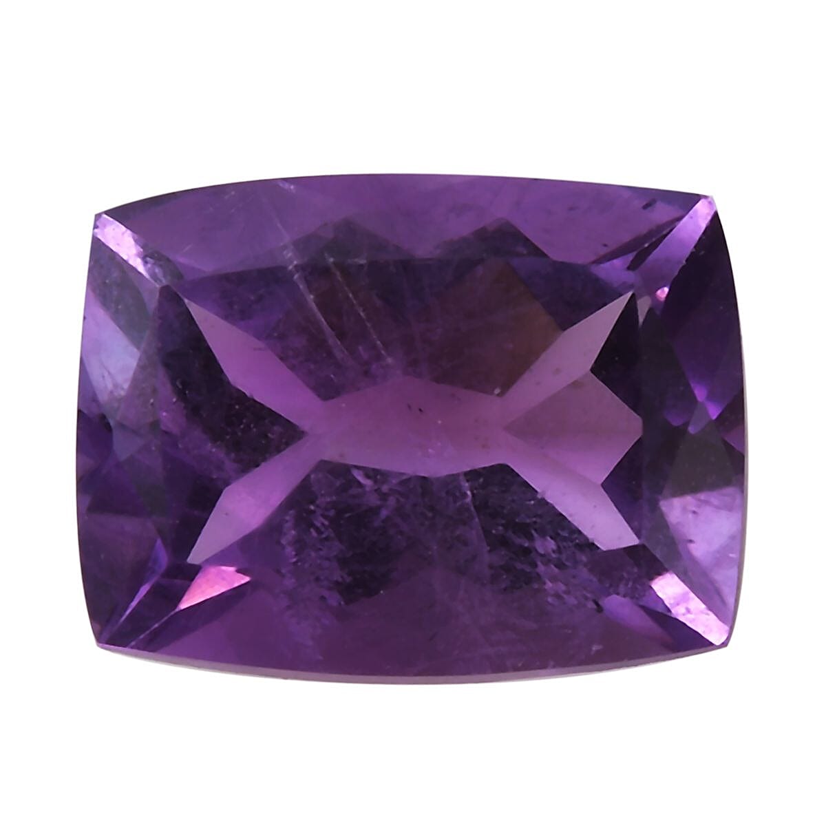 Mashamba Amethyst Loose Gemstone in Cushion Shape (8x6mm) 7778421 0