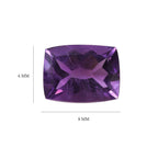 Mashamba Amethyst Cushion 8x6 mm