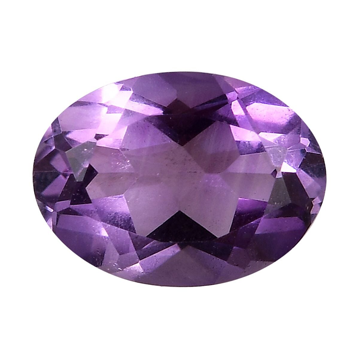 Mashamba Amethyst Loose Gemstone in Oval Cut (8x6 mm) 7733661 0