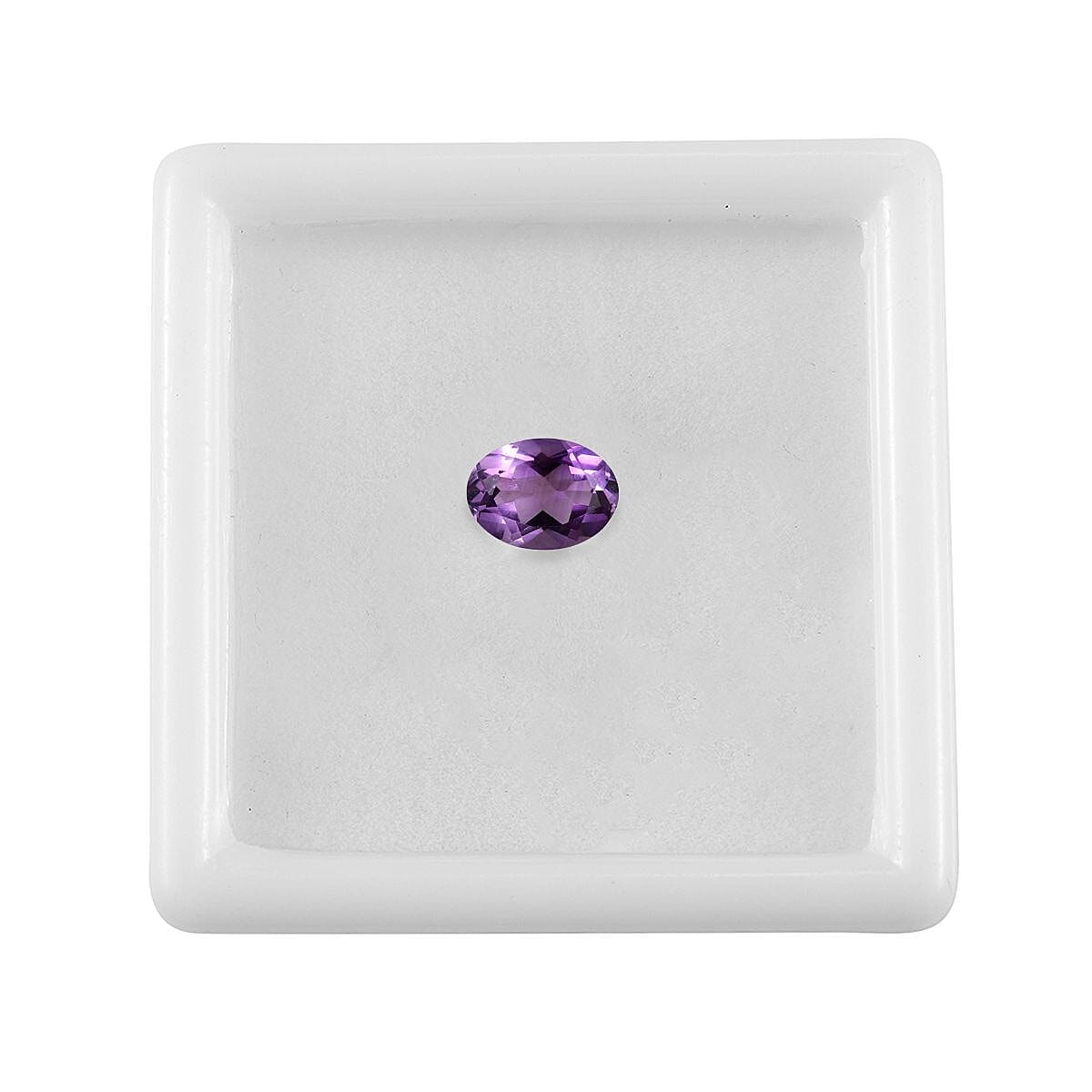 Mashamba Amethyst Loose Gemstone in Oval Cut (8x6 mm) 7733661 3