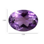 Mashamba Amethyst Oval 8x6 mm