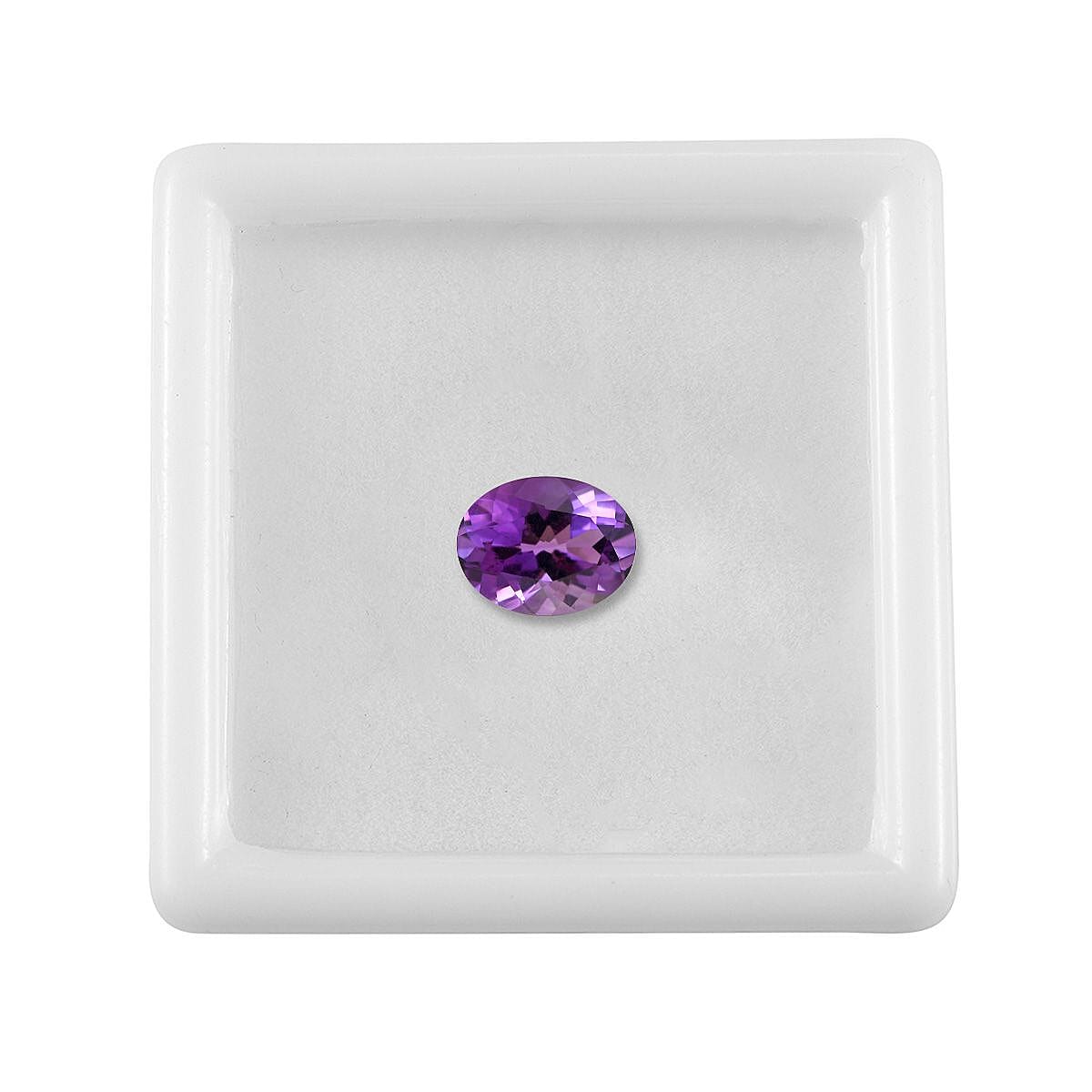 Mashamba Amethyst Loose Gemstone in Oval Cut (9x7 mm) 7733681 3