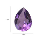 Mashamba Amethyst Pear 7x5 mm