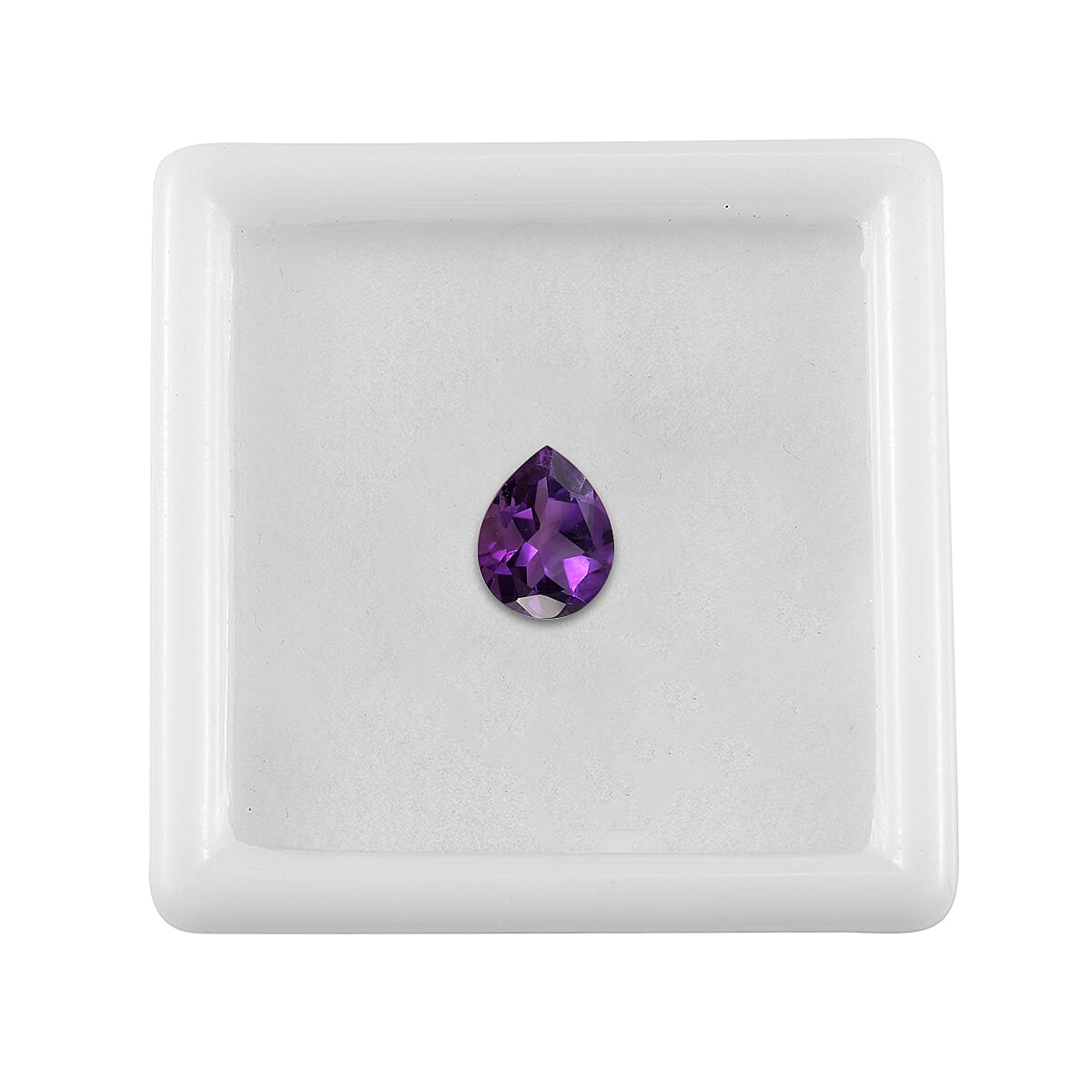Mashamba Amethyst Loose Gemstone in Pear Shape (9x7mm) 7827398 4