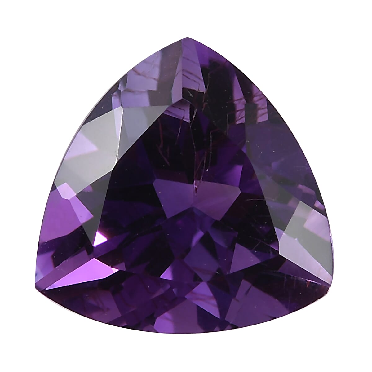 Mashamba Amethyst Loose Gemstone in Trillion Shape (8.0mm) 7814399 0