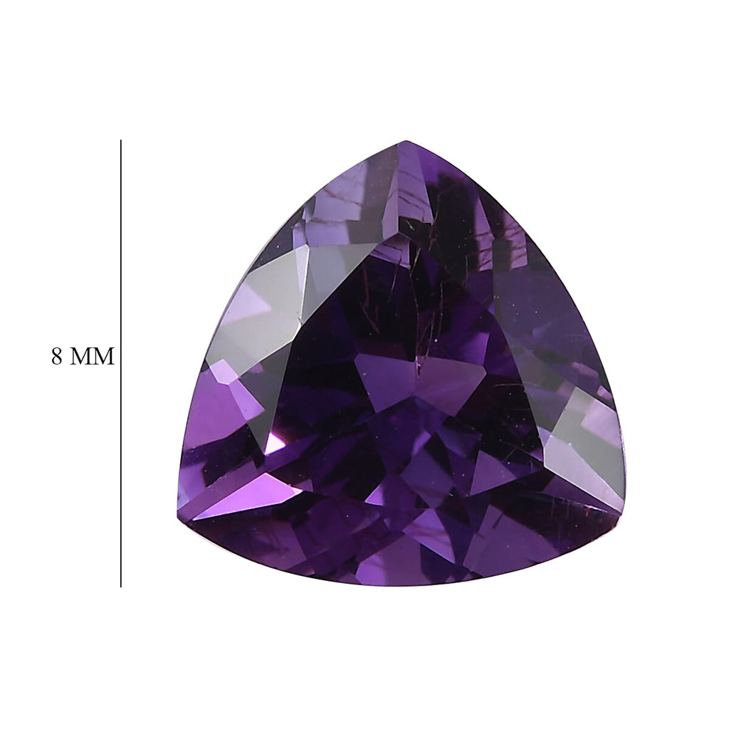 Mashamba Amethyst Trillion 8 mm