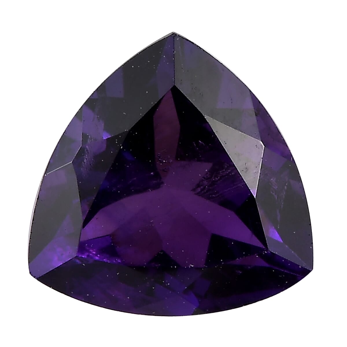 Mashamba Amethyst Loose Gemstone in Trillion Shape (8.0mm) 7817222 0
