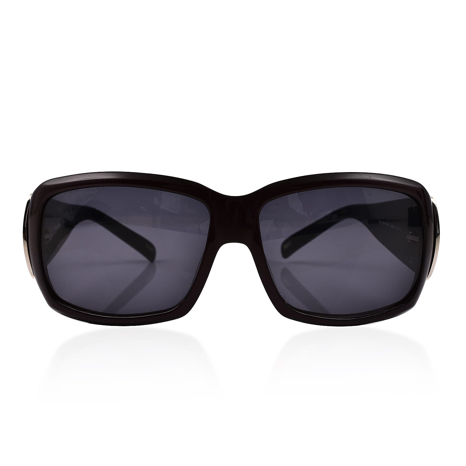 Max Mara Womens Large Oversized Sunglasses - Burgundy 7164460 0