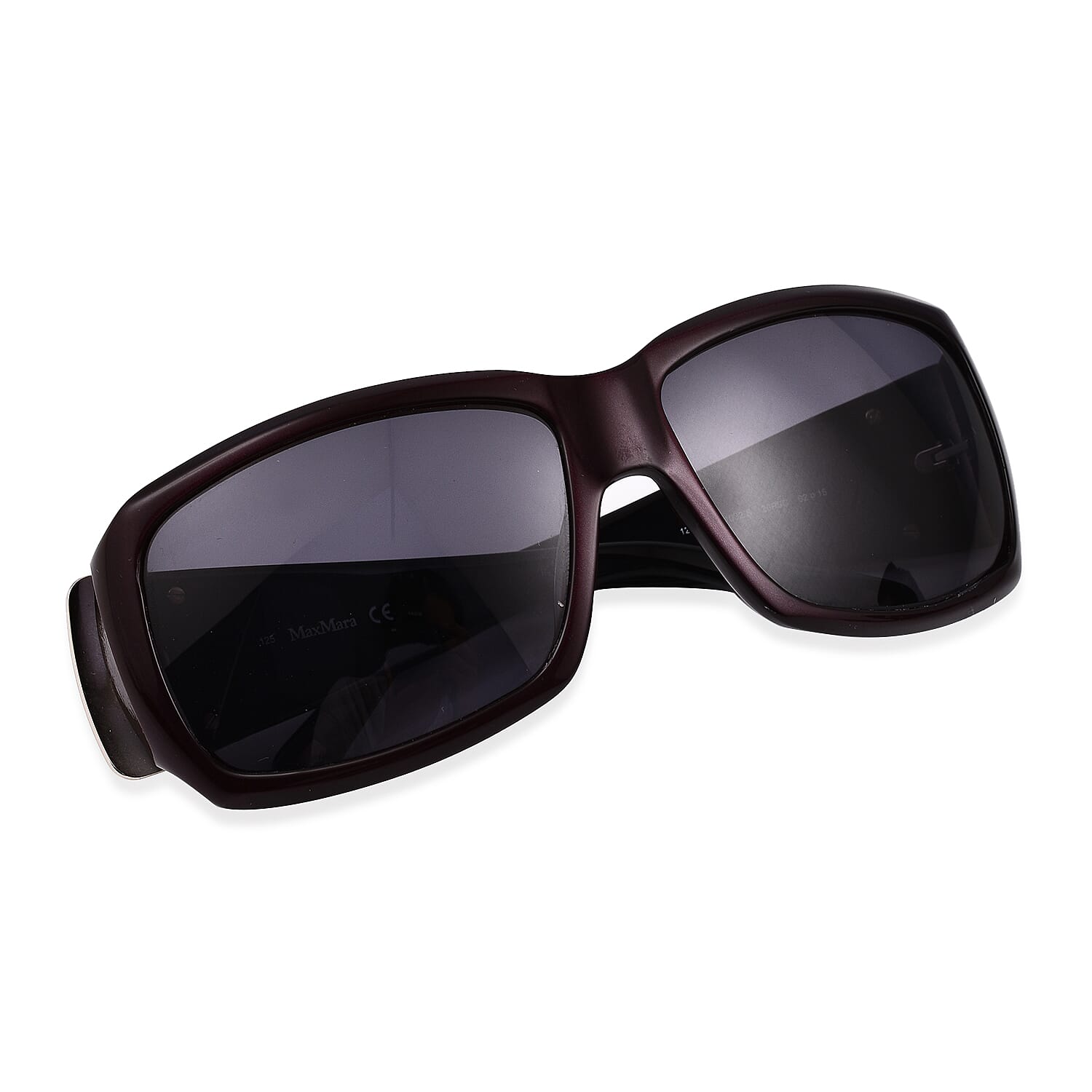 Max Mara Womens Large Oversized Sunglasses - Burgundy 7164460 4