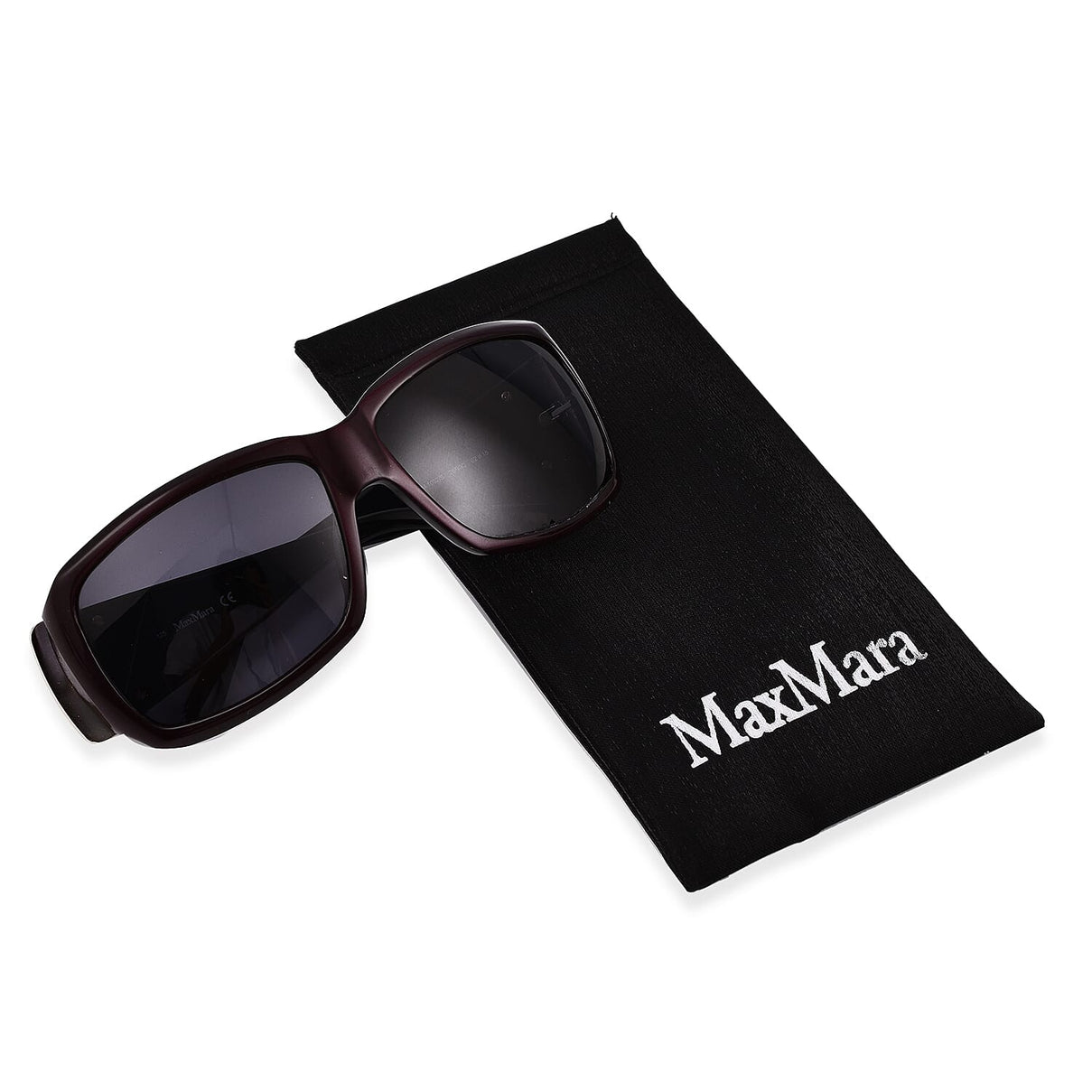 Max Mara Womens Large Oversized Sunglasses - Burgundy 7164460 5