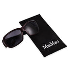 Max Mara Womens Large Oversized Sunglasses - Burgundy
