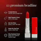 Maybelline Red Lips and Nails with Top Coat Set