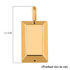 Mega Close Out Deal- 9K Yellow Gold Bar Pendant