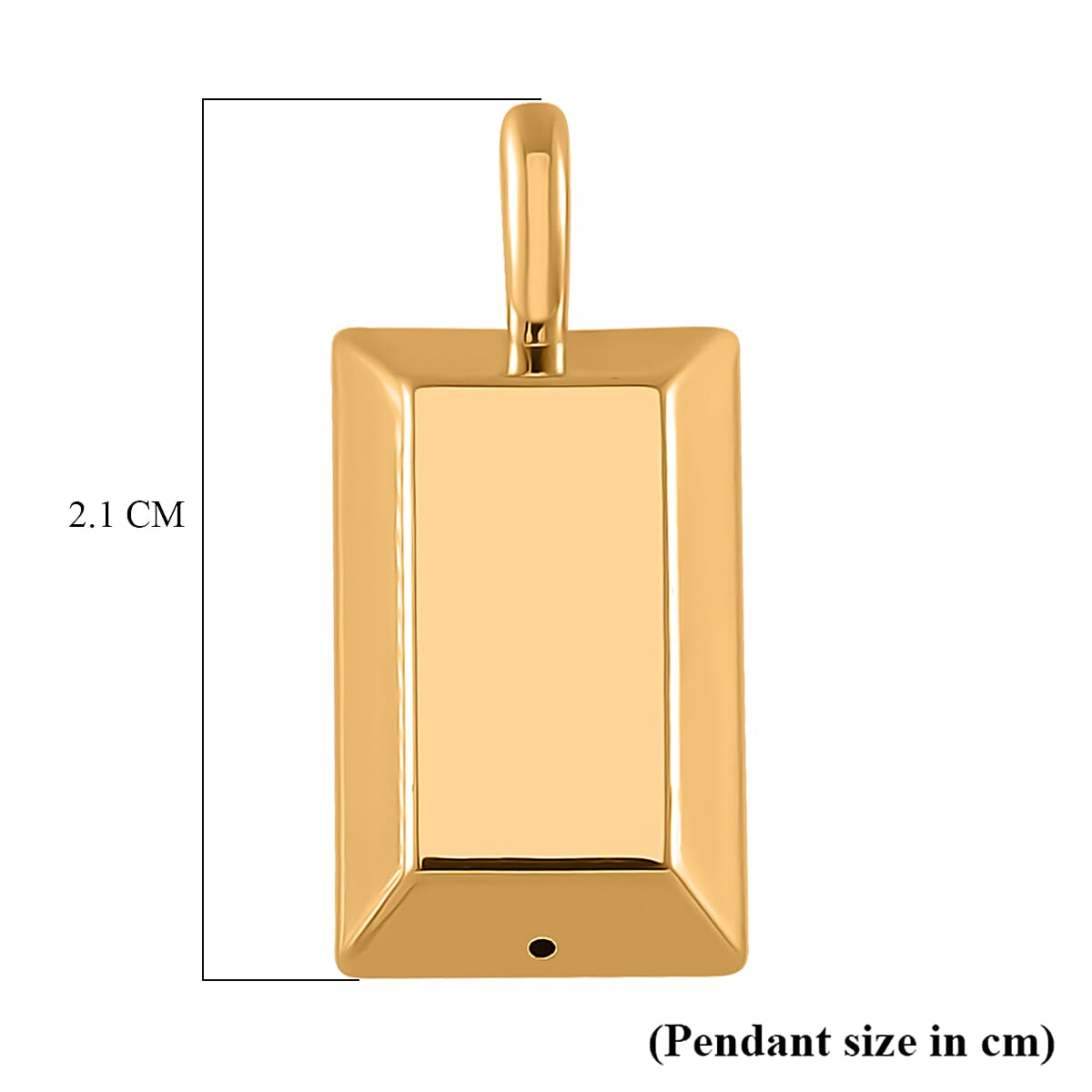 Mega Close Out Deal- 9K Yellow Gold Ingot Bar Pendant 7834175 6