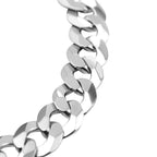 Mega Close Out - Sterling Silver Curb Bracelet (Size - 7.5), Silver Wt. 9.80 Gms