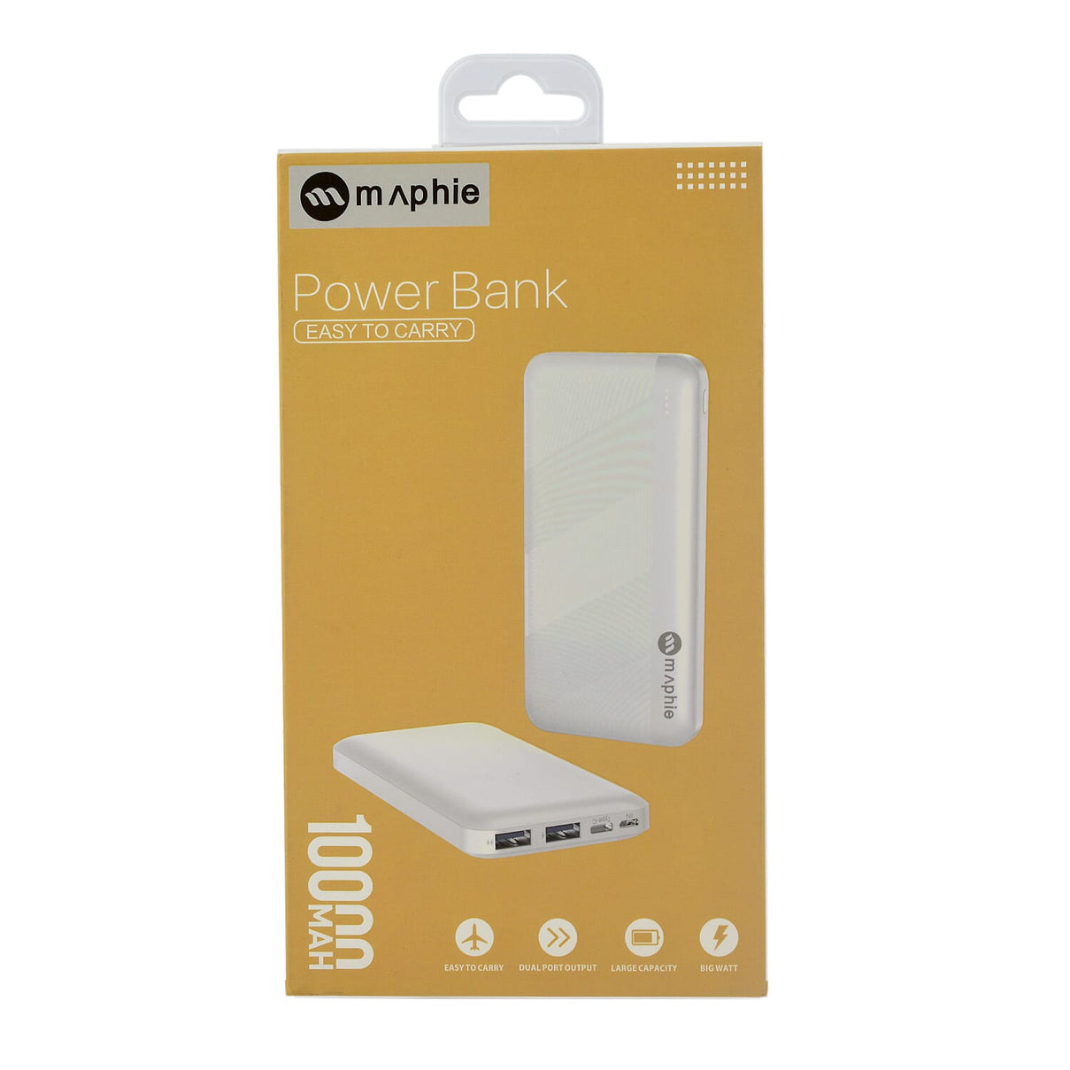 Mega Closeout Buy - 10000 mAh Powerbank - White 7697558 6