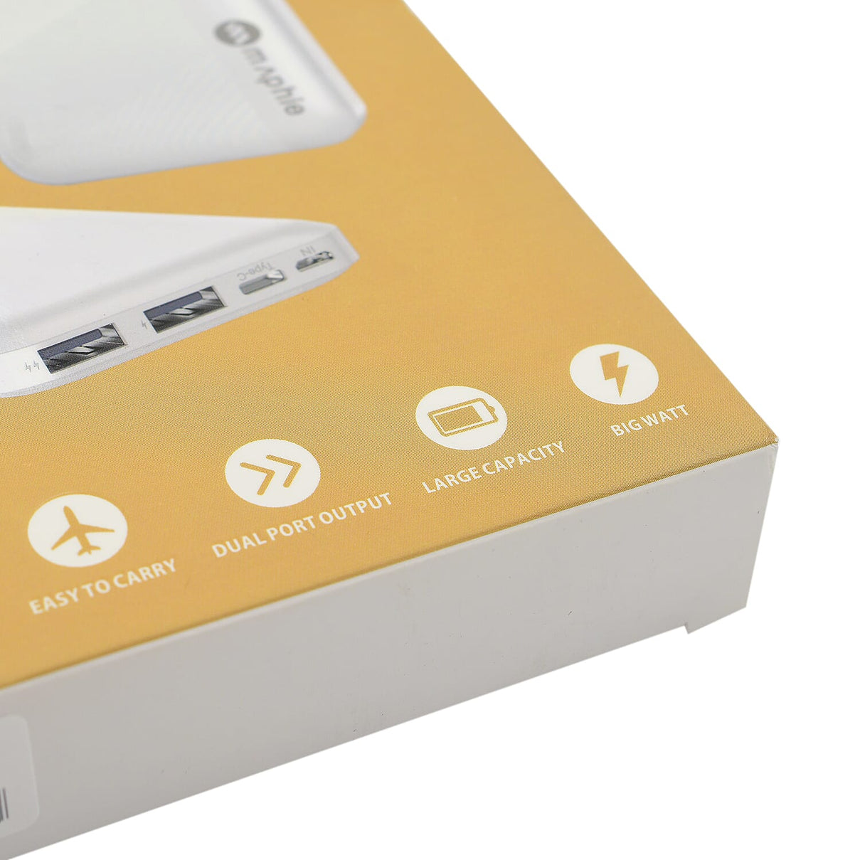 Mega Closeout Buy - 10000 mAh Powerbank - White 7697558 7