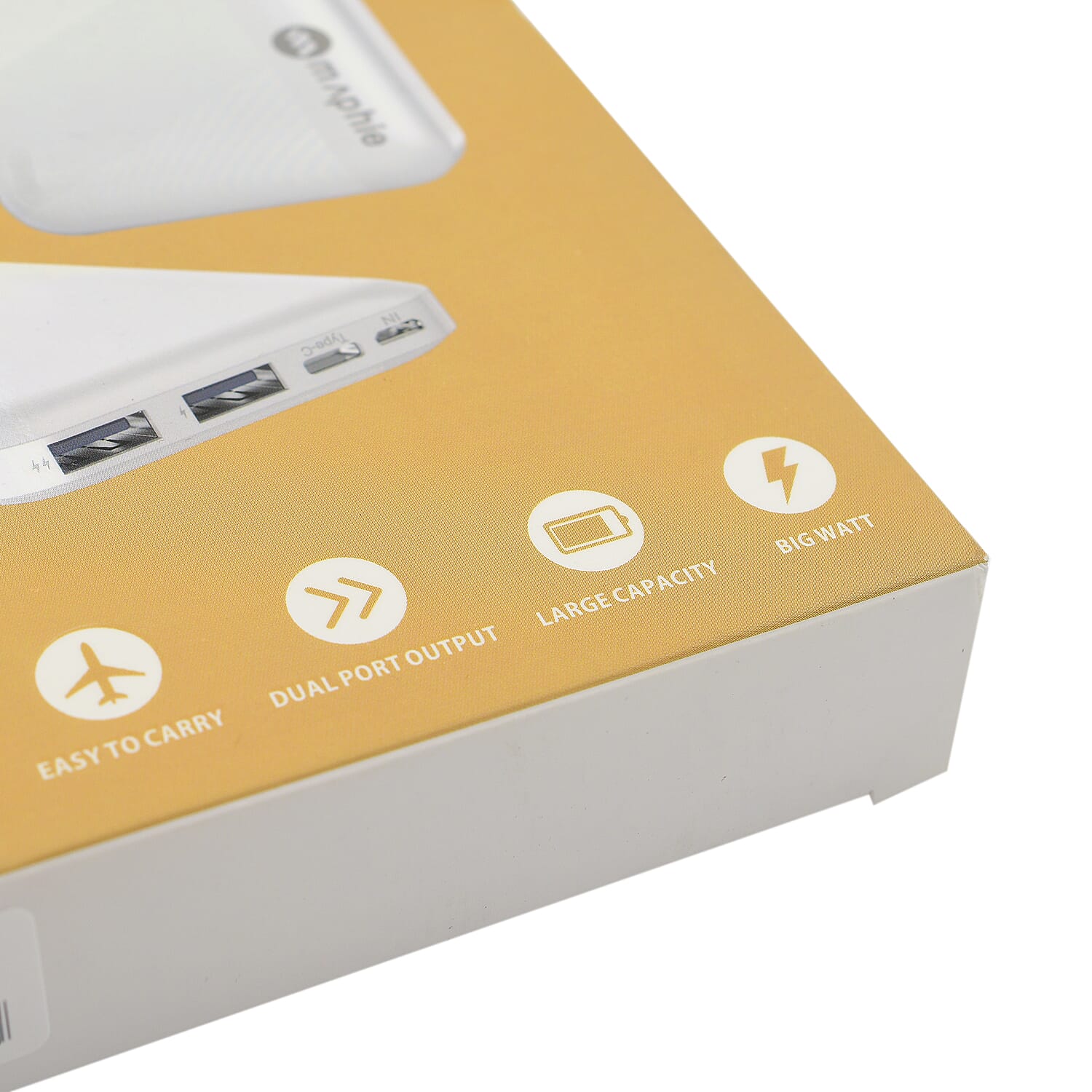 Mega Closeout Buy - 10000 mAh Powerbank - White 7697558 7