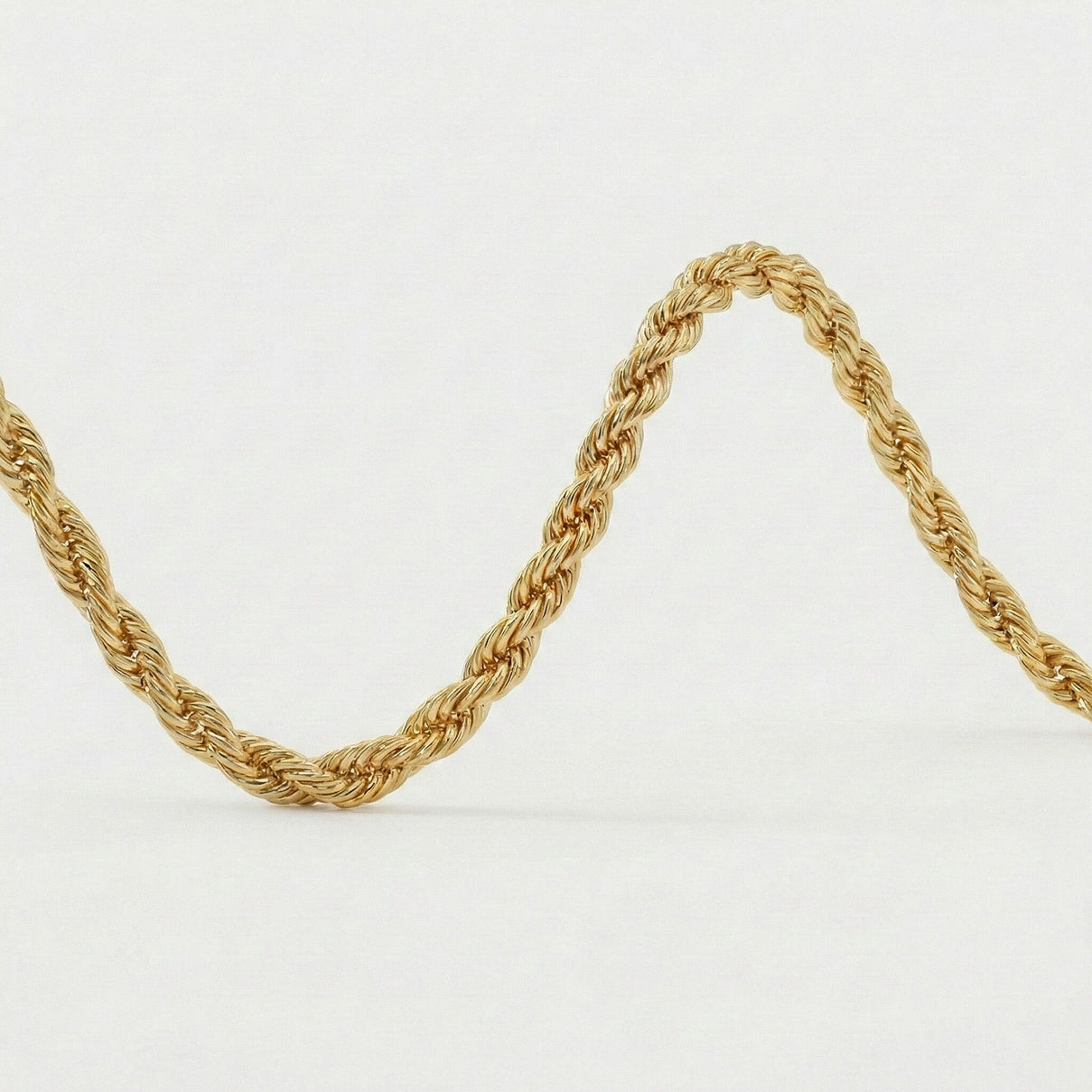 Mega Hatton Garden CloseOut- 9K Yellow Gold Diamond-Cut 2.45MM Rope Necklace with Spring Ring Clasp 30 Inch 8265567 3