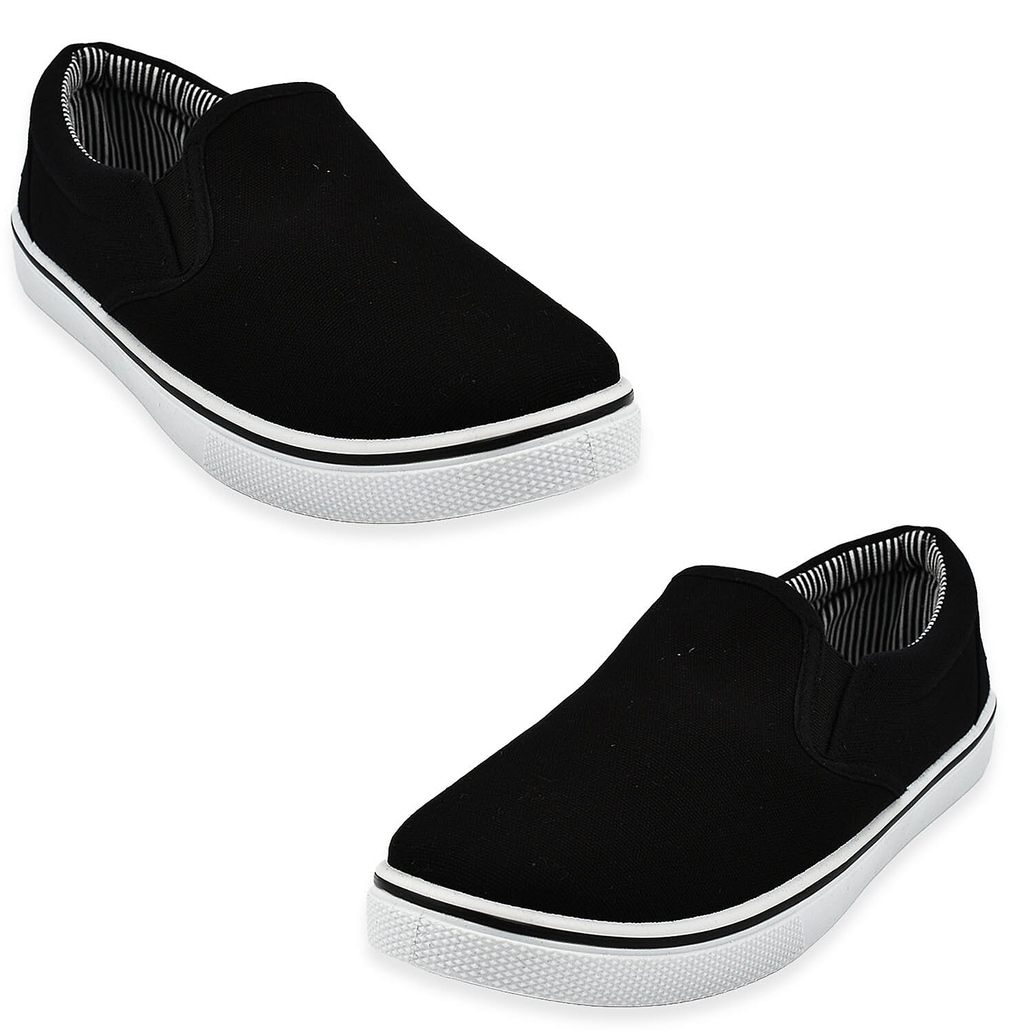 Mens Shoe (Size 9) - Black White 7765226 4