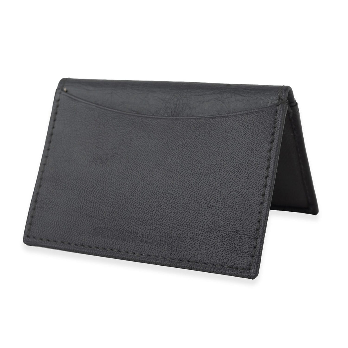 Mens Leather Slim Credit Card Holder - Grey 8102767 1