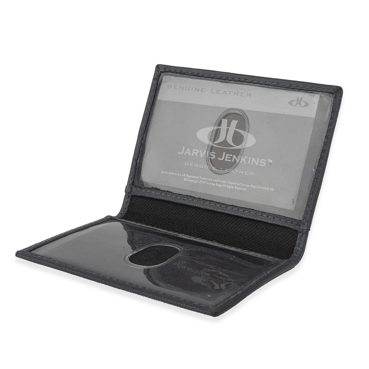 Mens Leather Slim Credit Card Holder - Grey 8102767 2