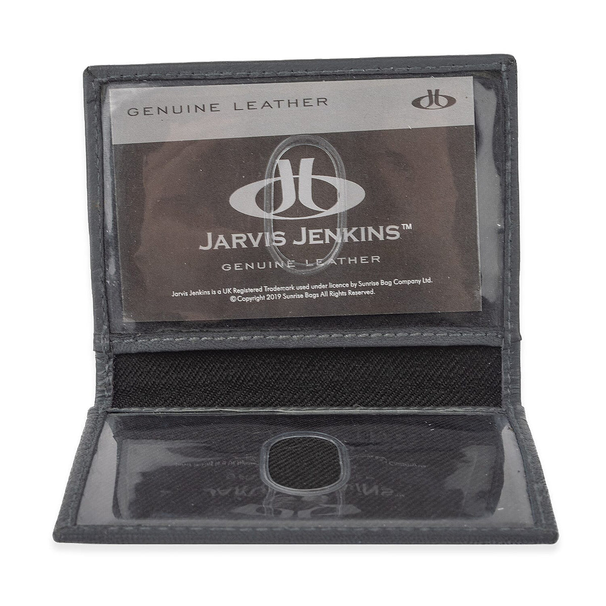 Mens Leather Slim Credit Card Holder - Grey 8102767 3