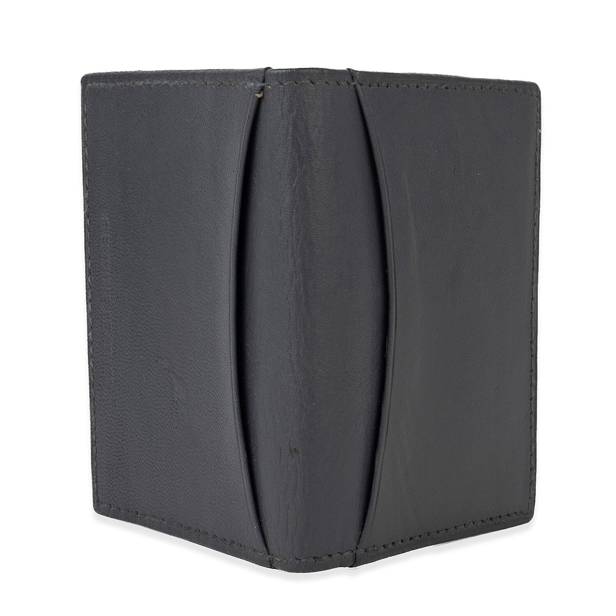 Mens Leather Slim Credit Card Holder - Grey 8102767 4
