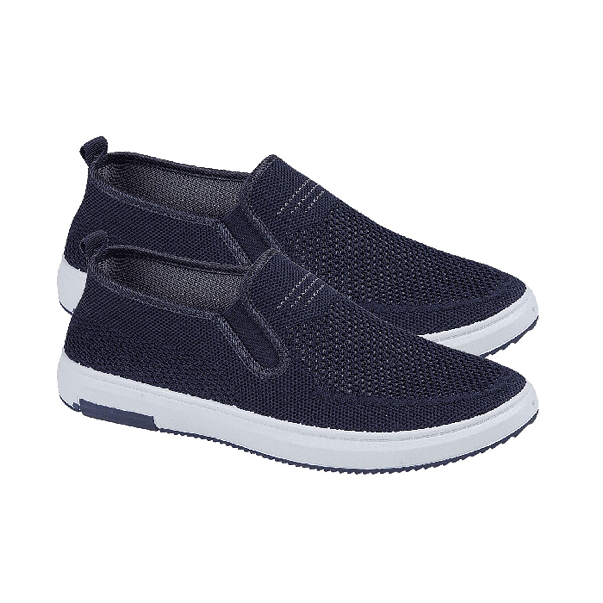URBAN JACKS Mens Darwin Canvas Shoes (Size 10) - Navy 7765277 0