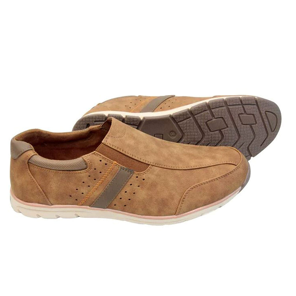 Oakenwood Premium Slip on Trainer (Size 10) - Tan