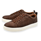Thomas Mens Blunt Lace-up Trainers (Size 10) - Brown