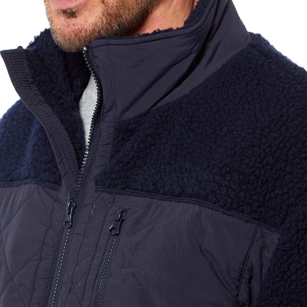 Teddy Fleece Jacket (Size L) - Navy 7840730 5