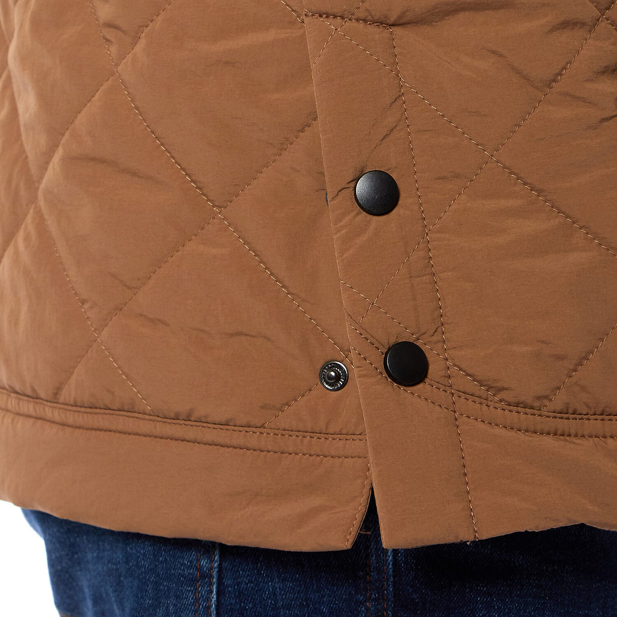 Men's Diamond Quilted Teddy Fleece Jacket - Tan 7840725 4