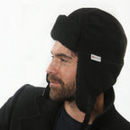 Mens Thinsulate C40 Waterproof Trapper Hat (One Size) - Black