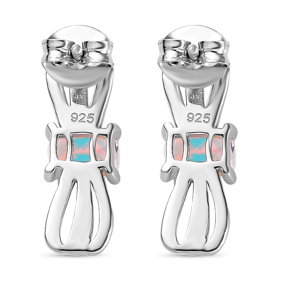 Mercury Mystic Topaz Earrings in Sterling Silver 1.30 Ct 7790903 6