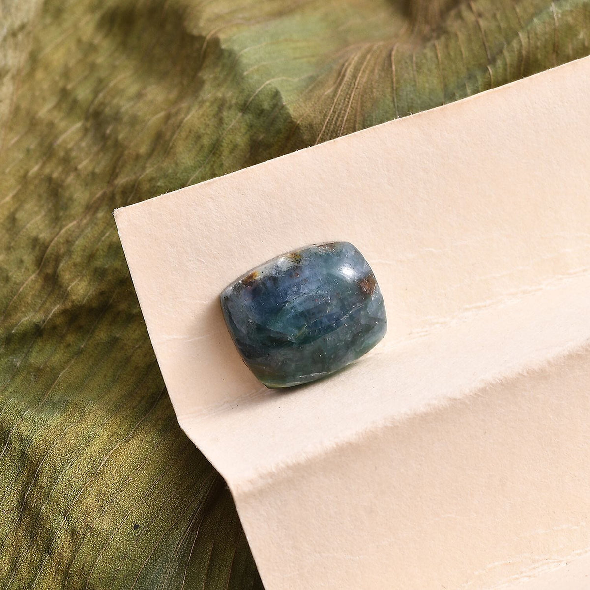 Mermaid Kyanite Loose Gemstone in Cushion Shape (12x10mm) 7851445 2