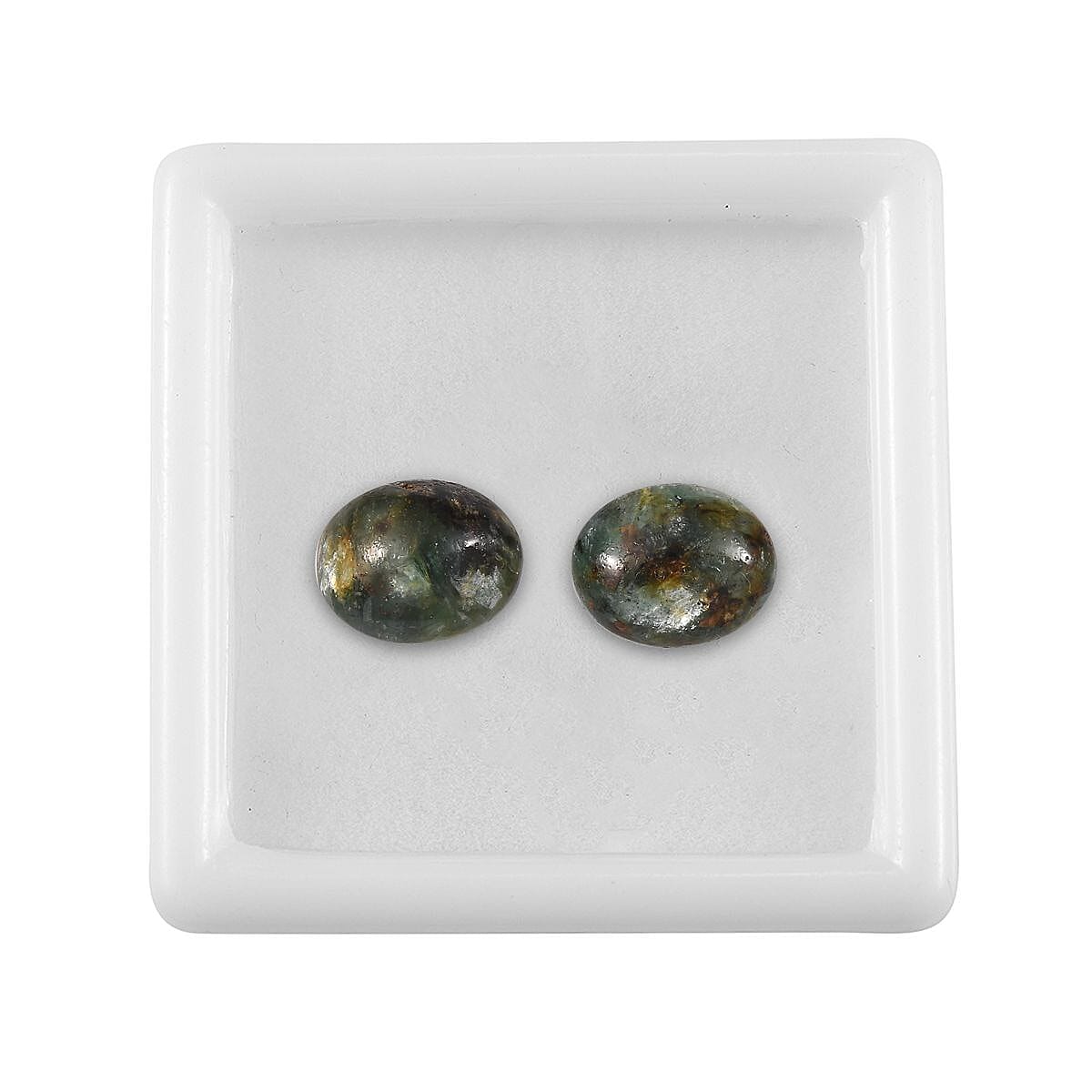 Set of 2 A-Grade Mermaid Kyanite Loose Gemstones in Oval Shape (10x8mm) 2.52 ct. 8025897 3