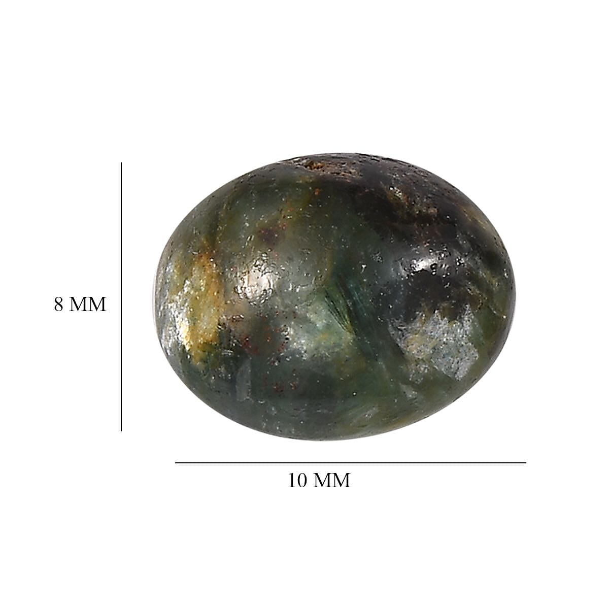 Set of 2 A-Grade Mermaid Kyanite Loose Gemstones in Oval Shape (10x8mm) 2.52 ct. 8025897 4