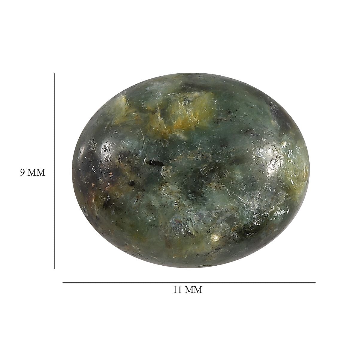 Mermaid Kyanite Loose Gemstone in Oval Shape (11x9mm) 7851446 4