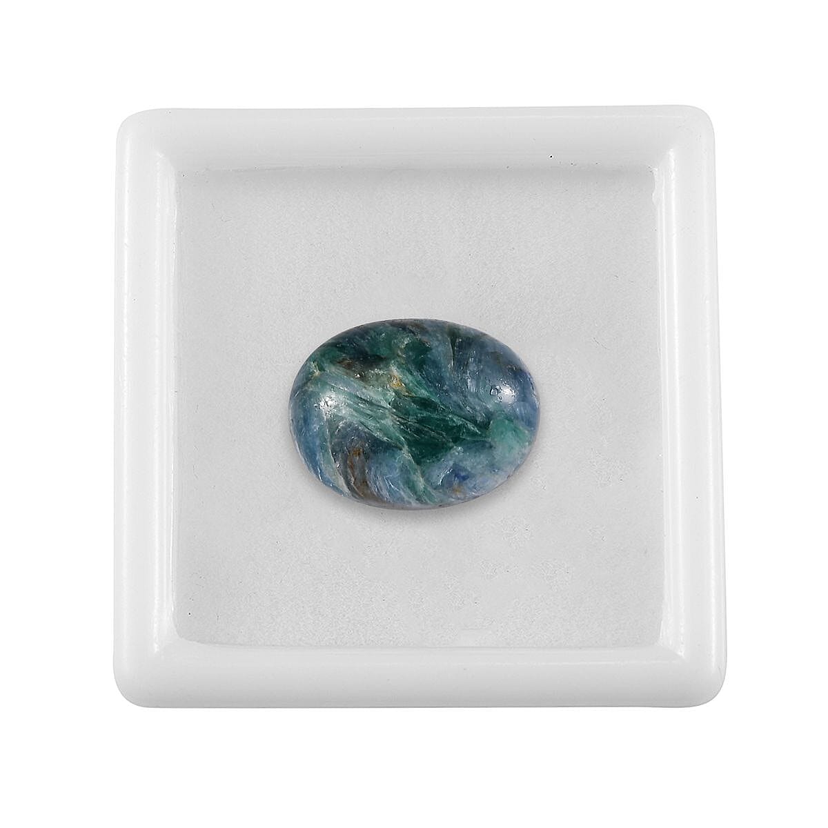 A-Grade Mermaid Kyanite Loose Gemstone in Oval Shape (16x12mm) 8.01 ct. 8025893 3