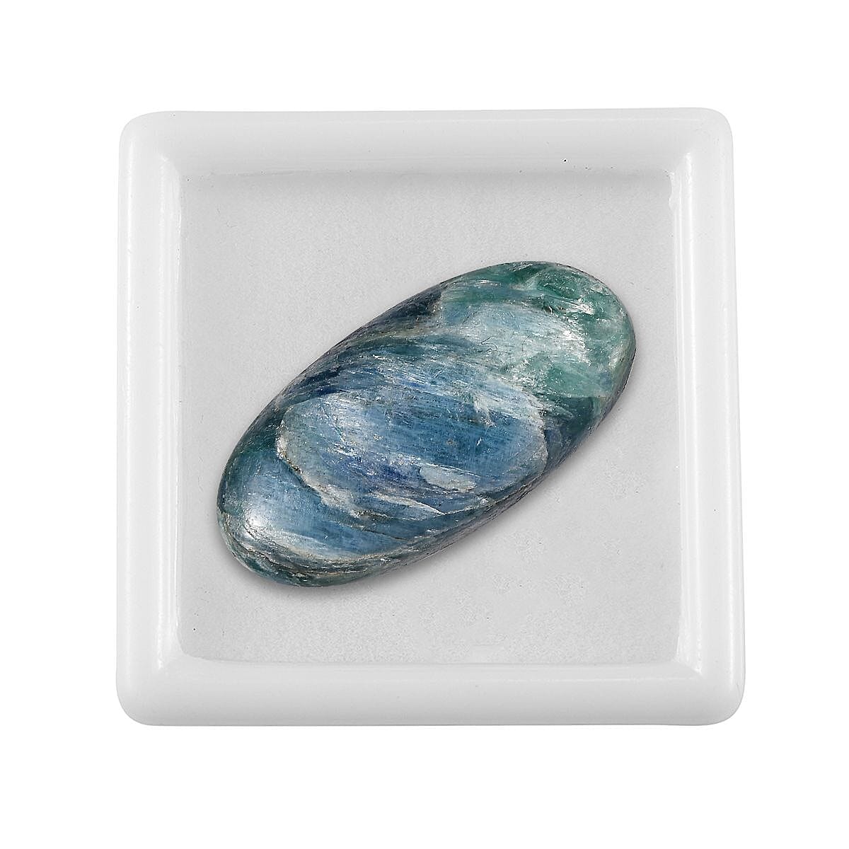 A-Grade Mermaid Kyanite Loose Gemstone in Oval Shape (30x15mm) 25.61 ct. 8025896 3