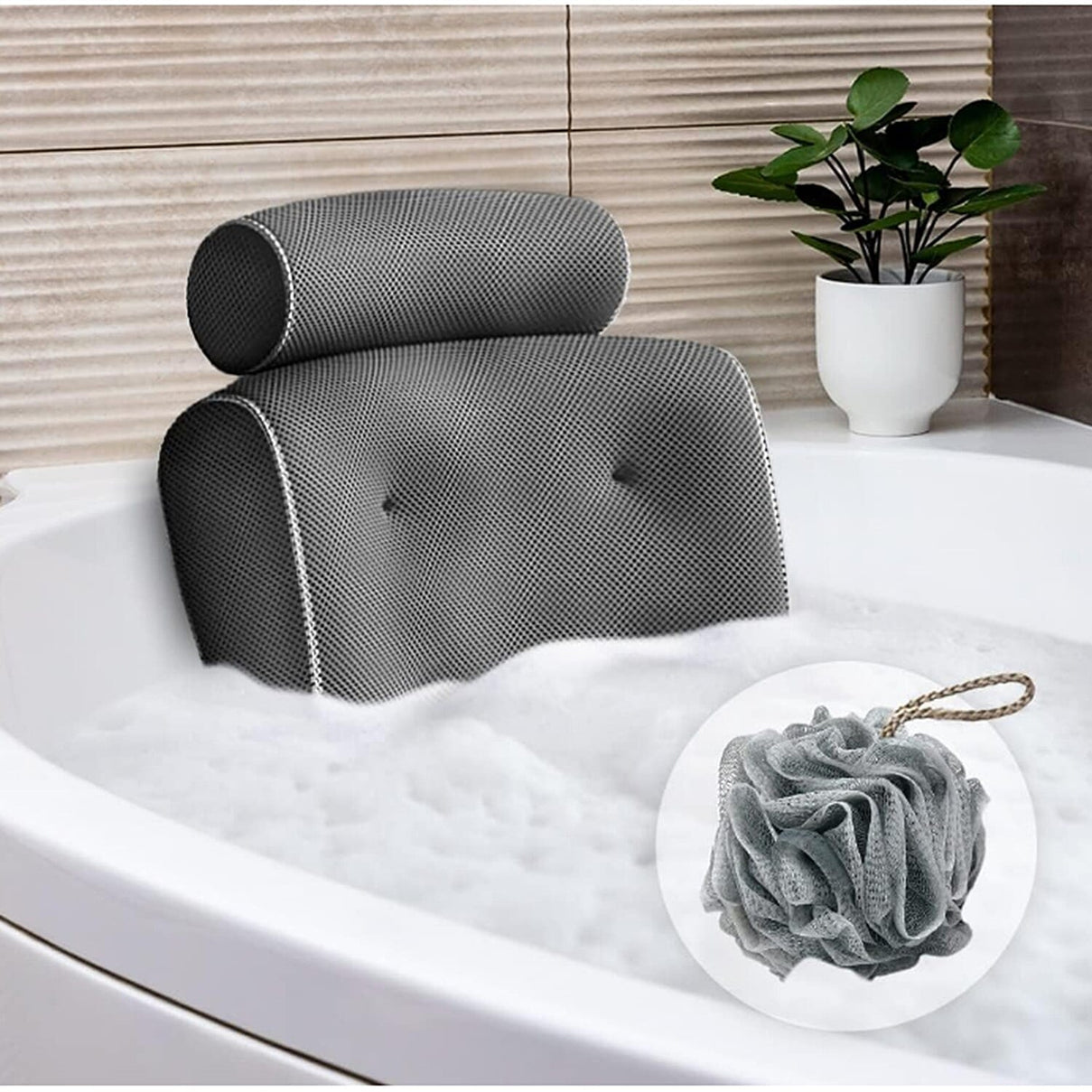 Lumi Ergonomic Bath Pillow 7798076 0