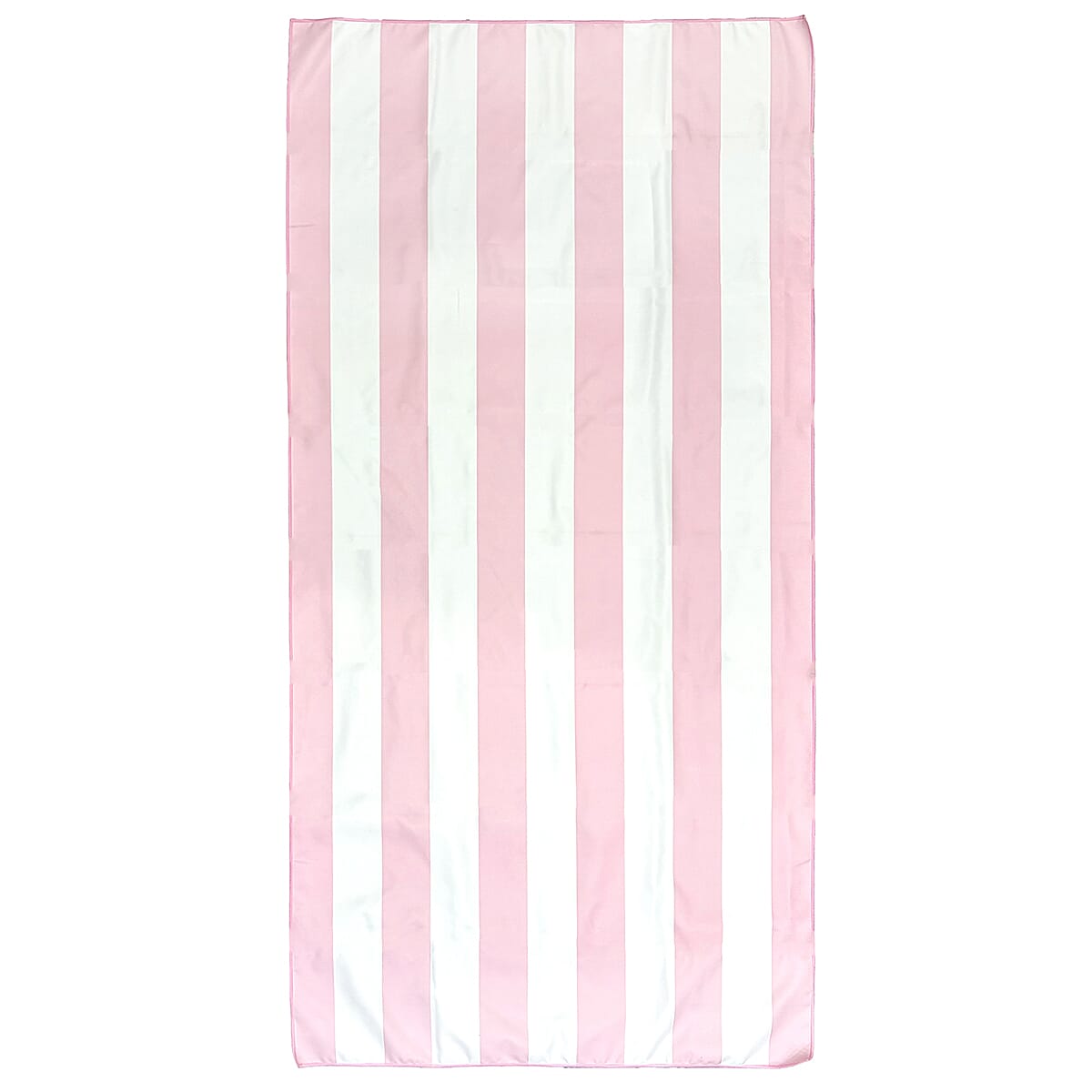 Quick Dry Beach Towel (80 x 160cm) - Pink &amp; White V32350064 1