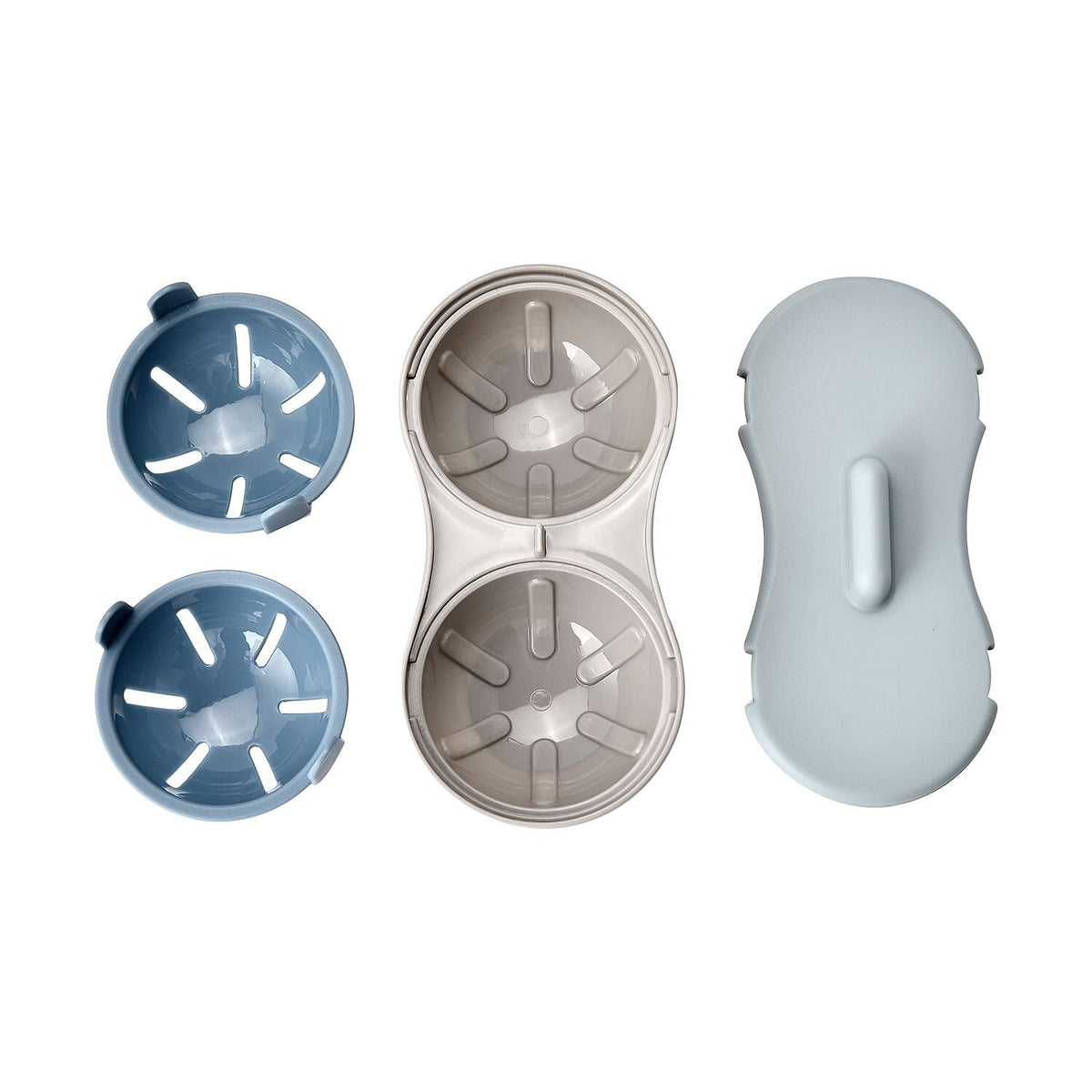 Easy Eggs in Minutes. Microwave Egg Cooker with Lid (Size 22x11.8x8 cm) - White 7283714 3
