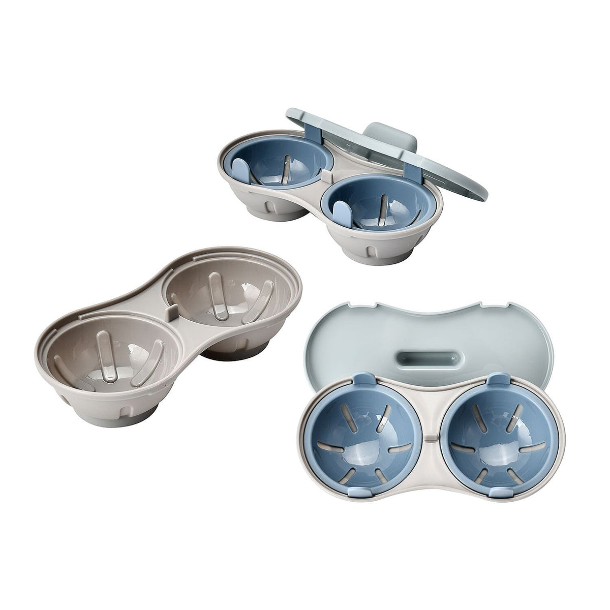 Easy Eggs in Minutes. Microwave Egg Cooker with Lid (Size 22x11.8x8 cm) - White 7283714 4