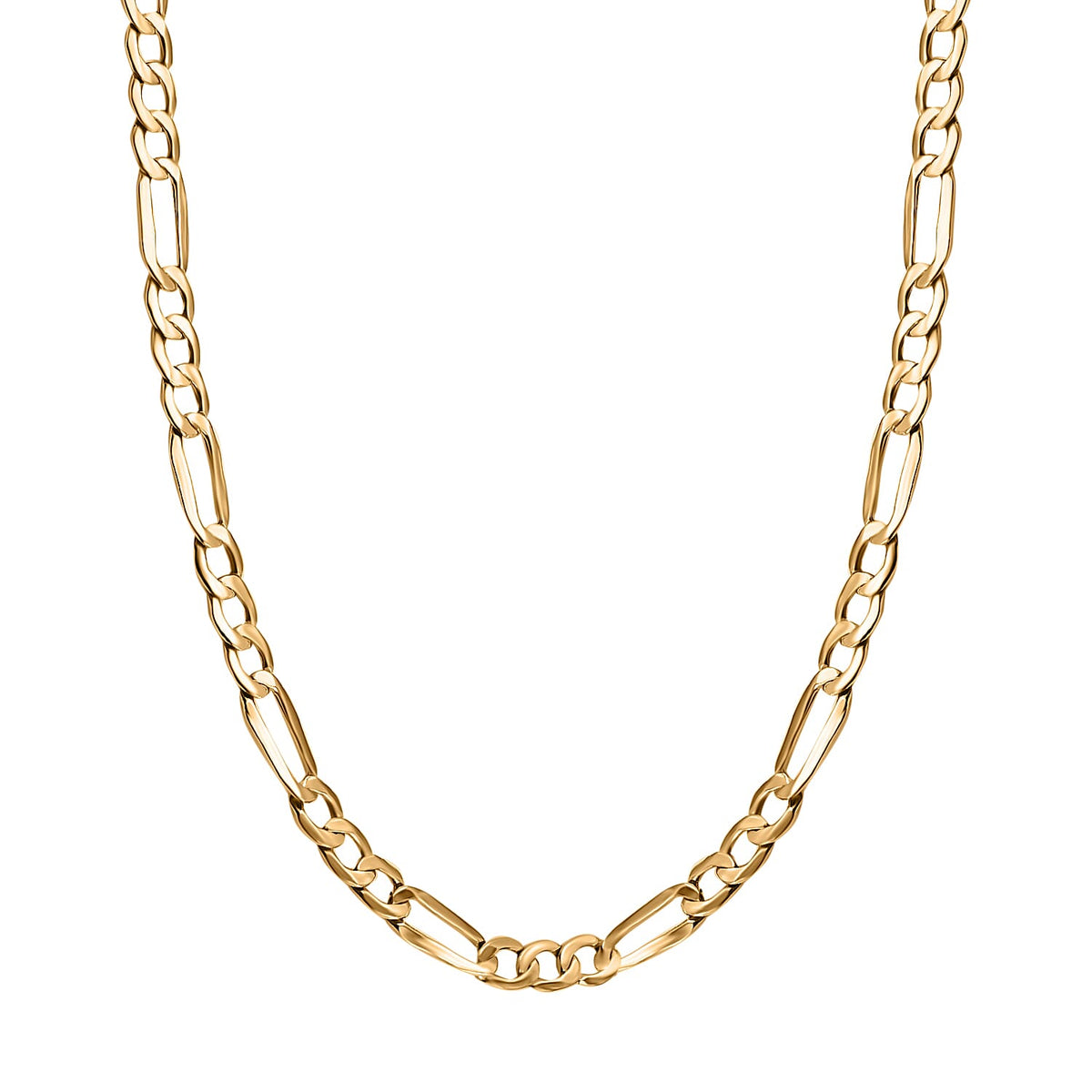 Italian Closeout - 9K Yellow Gold Figaro Necklace (Size - 20) 7547417 0