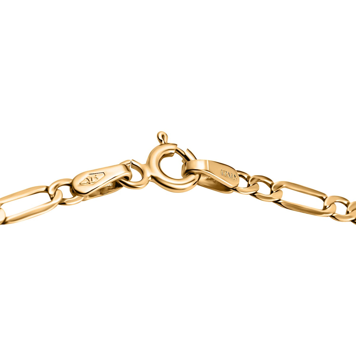 Italian Closeout - 9K Yellow Gold Figaro Necklace (Size - 20) 7547417 3