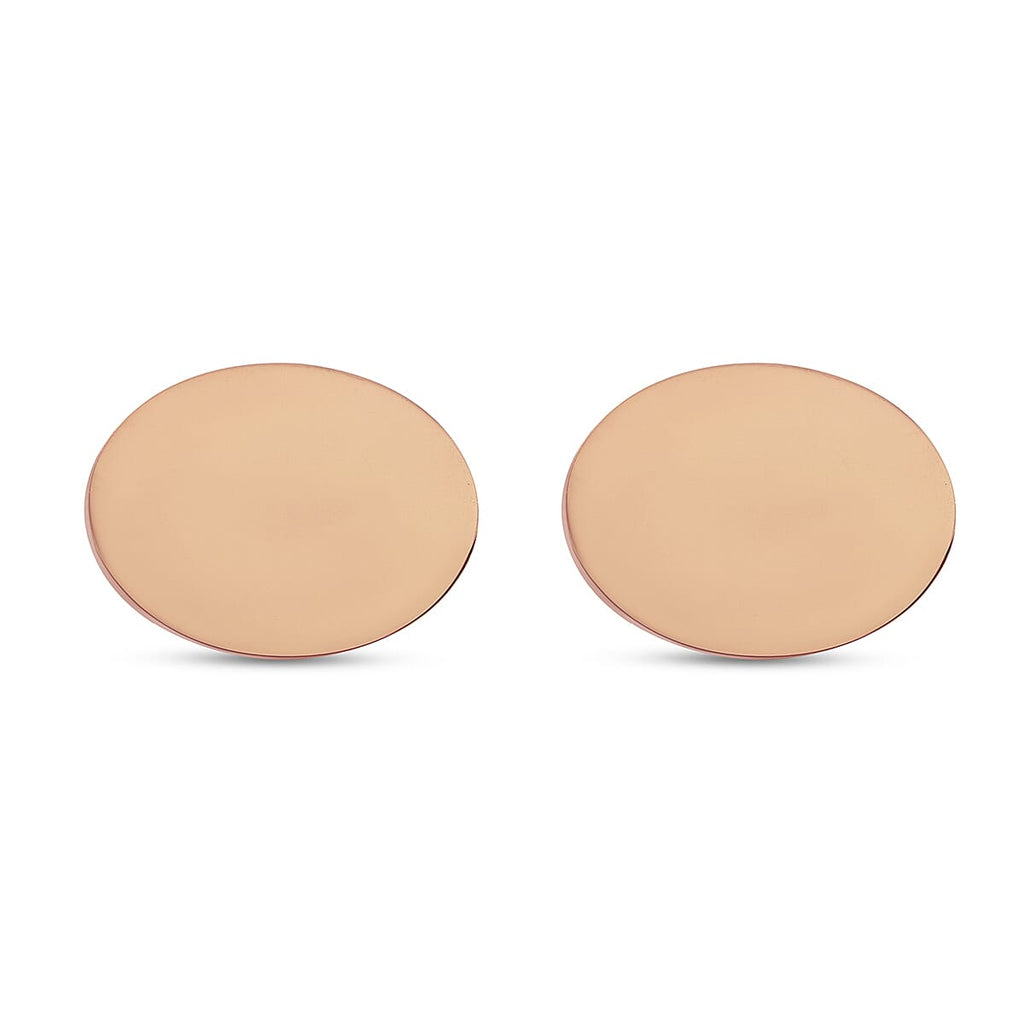 Miker Engraved CuffLink in Rose Gold Tone
