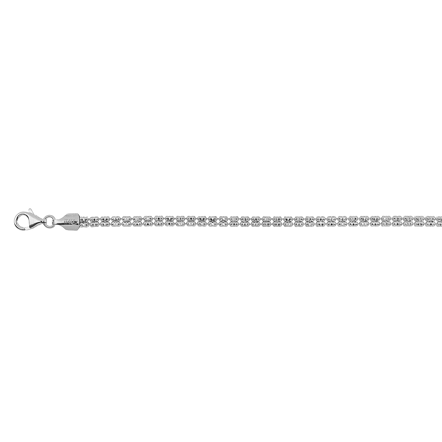 Handmade Red Carpet collection - Necklace (Size - 24) in Rhodium Overlay Sterling Silver, Silver Wt. 30.00 Gms. 7723323 0