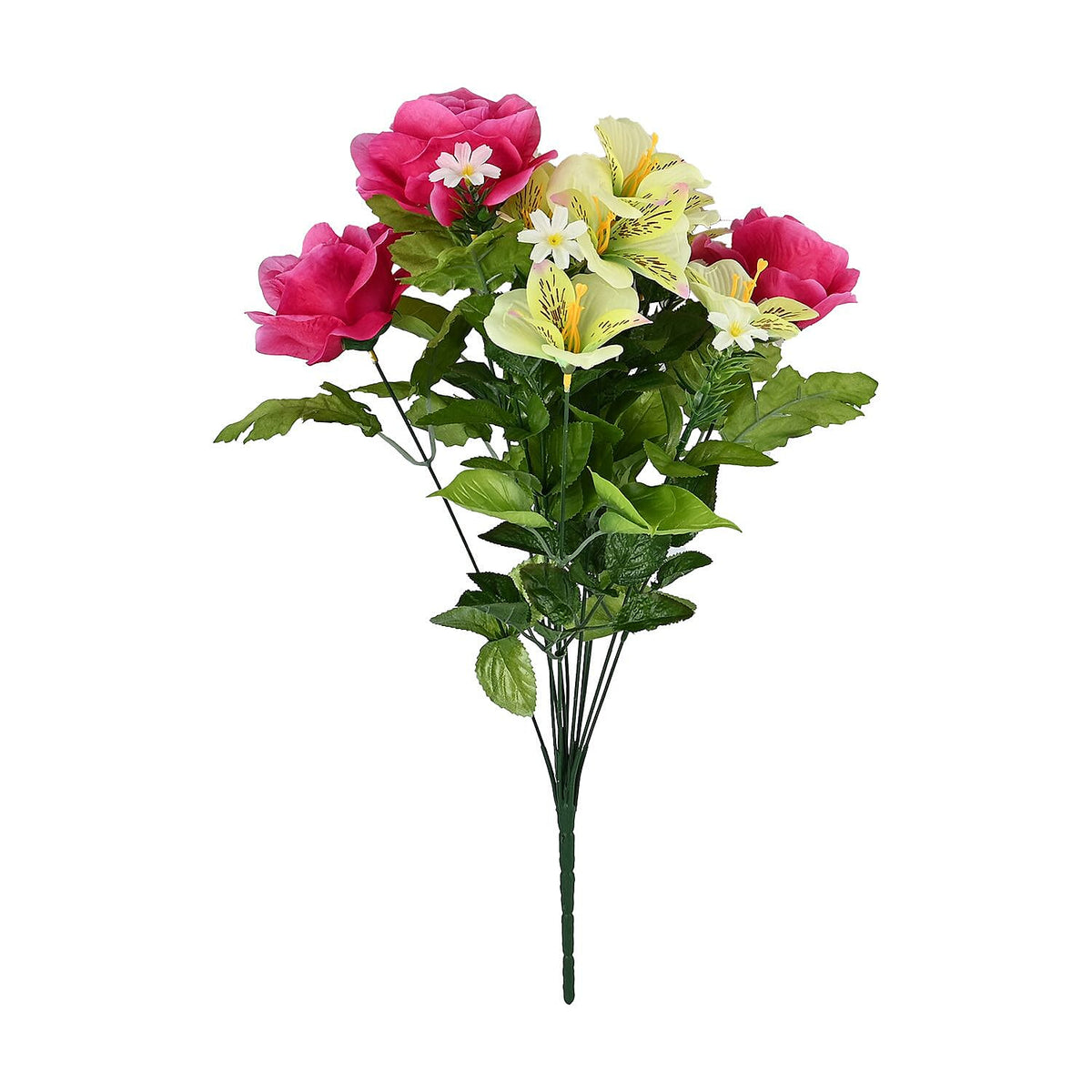 Mini Bauhinia Rose Faux Flower Bouquet 7688538 0